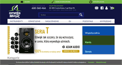 Desktop Screenshot of omegamusic.pl